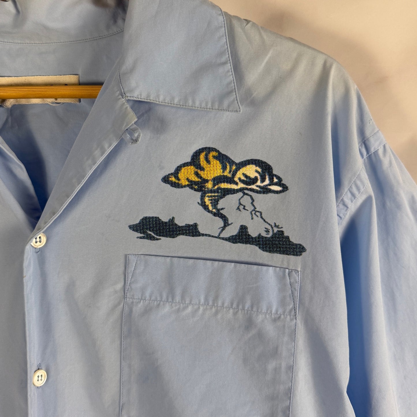 Marni Tornado Print Camp-Collar Shirt