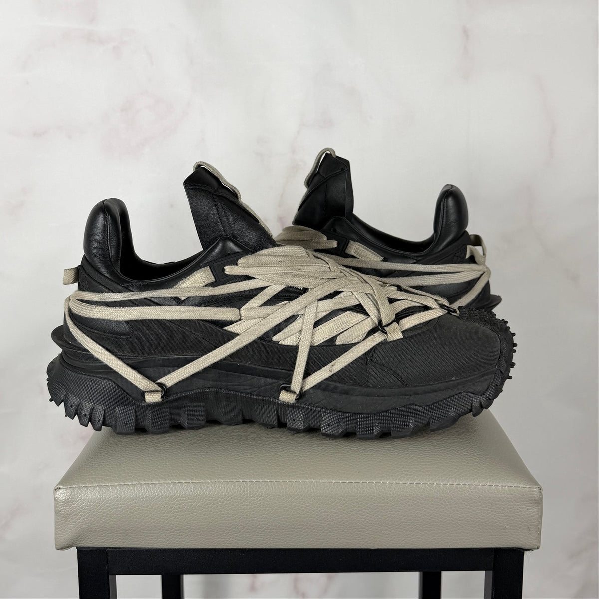 Rick Owens x Moncler Trailgrip Megalace Black