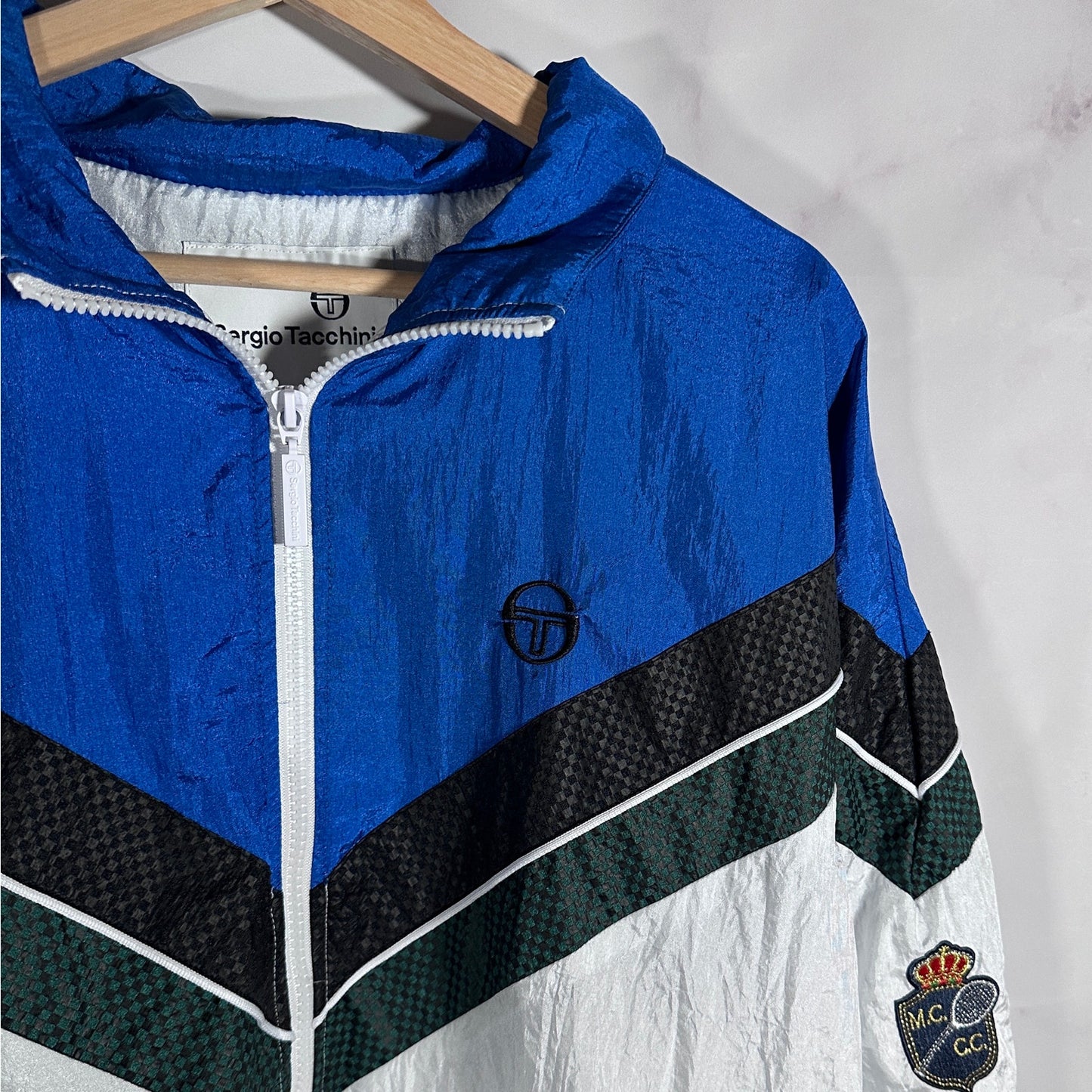 Sergio Tacchini Monte Carlo Track Jacket White/Blue