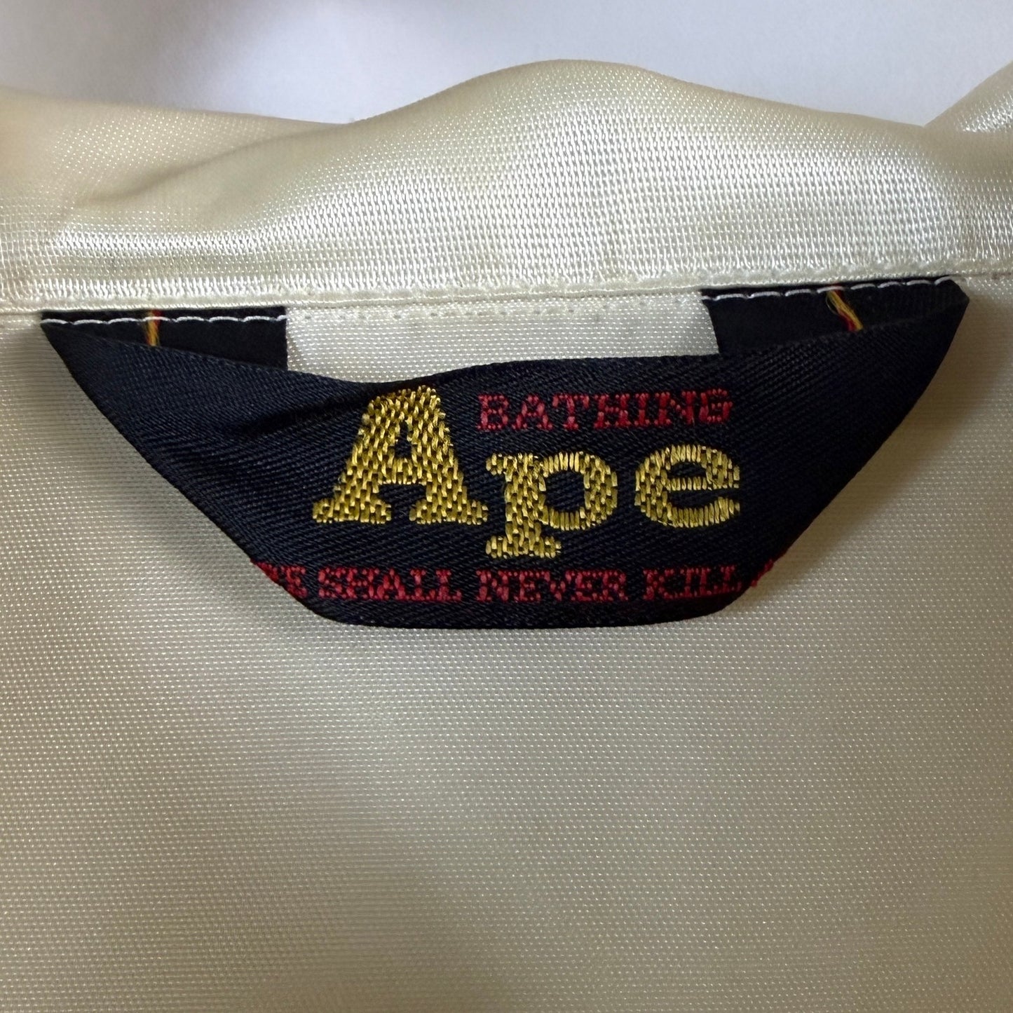 90s Bape Nylon Warm-Up S/S Shirt