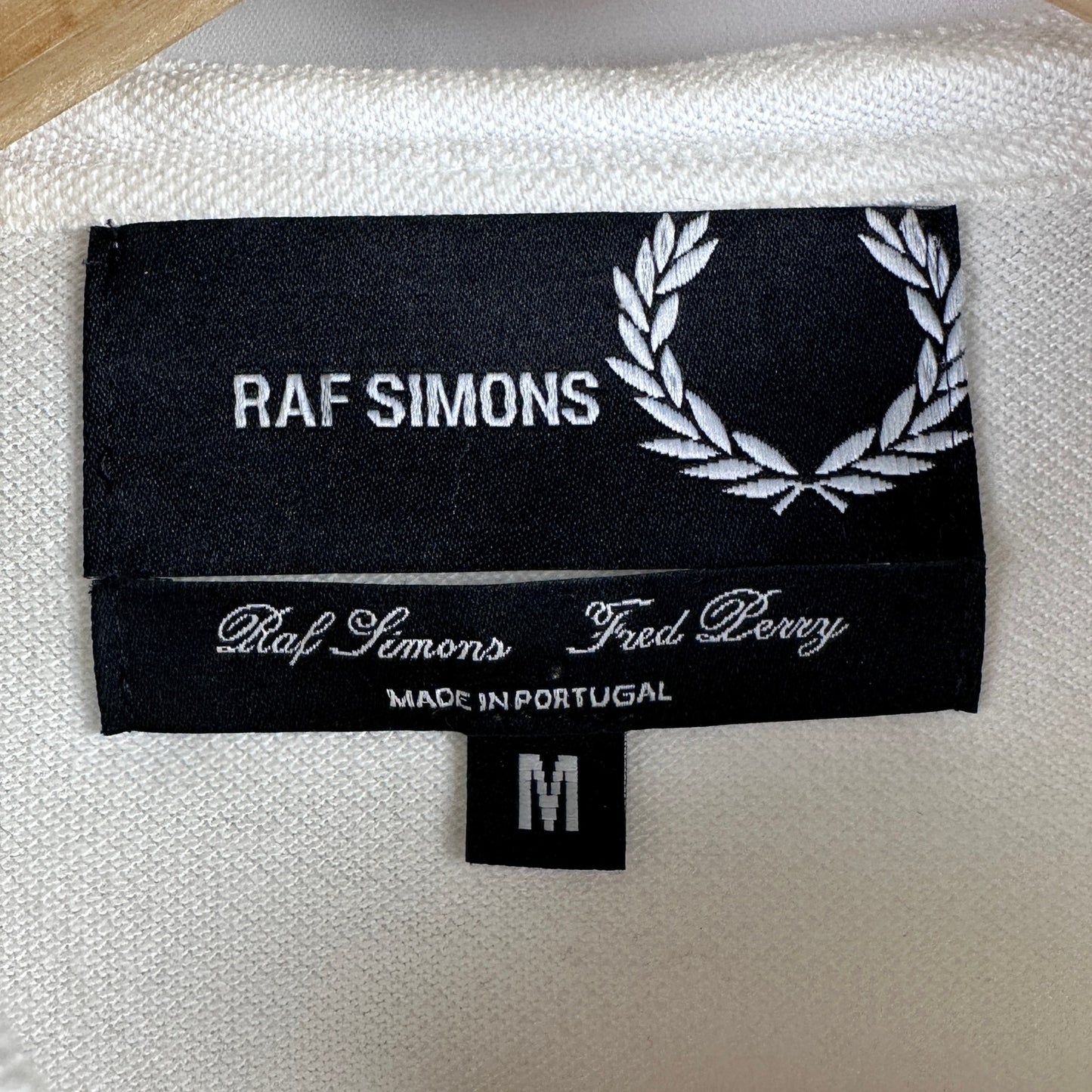 Raf Simons x Fred Perry White Polo Button-Up