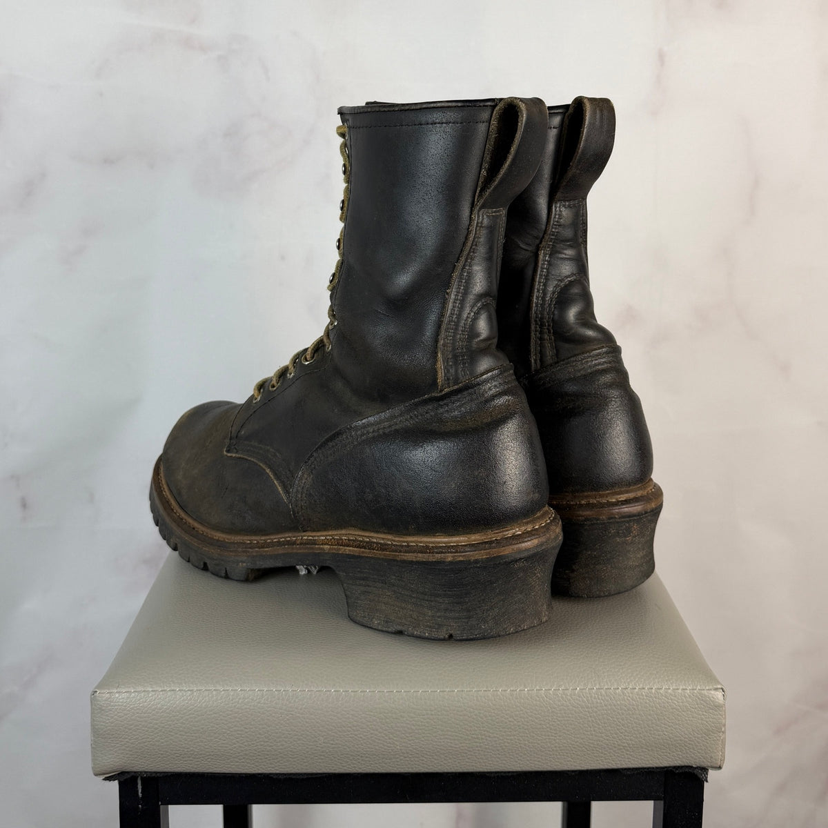 Red Wing 218 Logger Brown Leather Boots