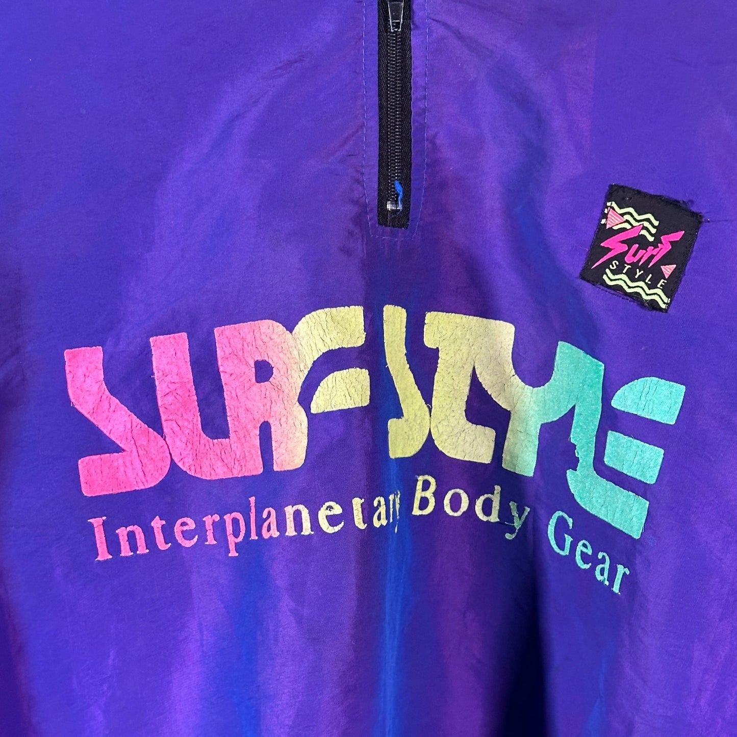 Vintage SurfStyle Iridescent Purple Light Jacket