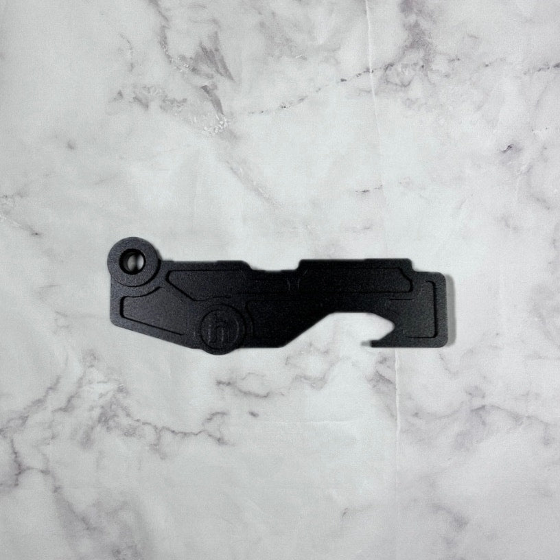Hidden NY Black Aluminum Bottle Opener
