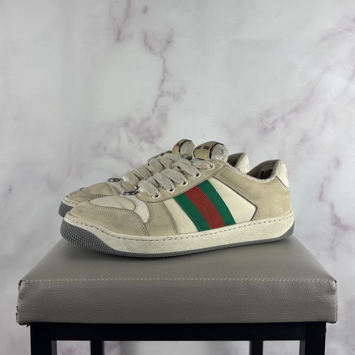 Gucci Screener Low Cream