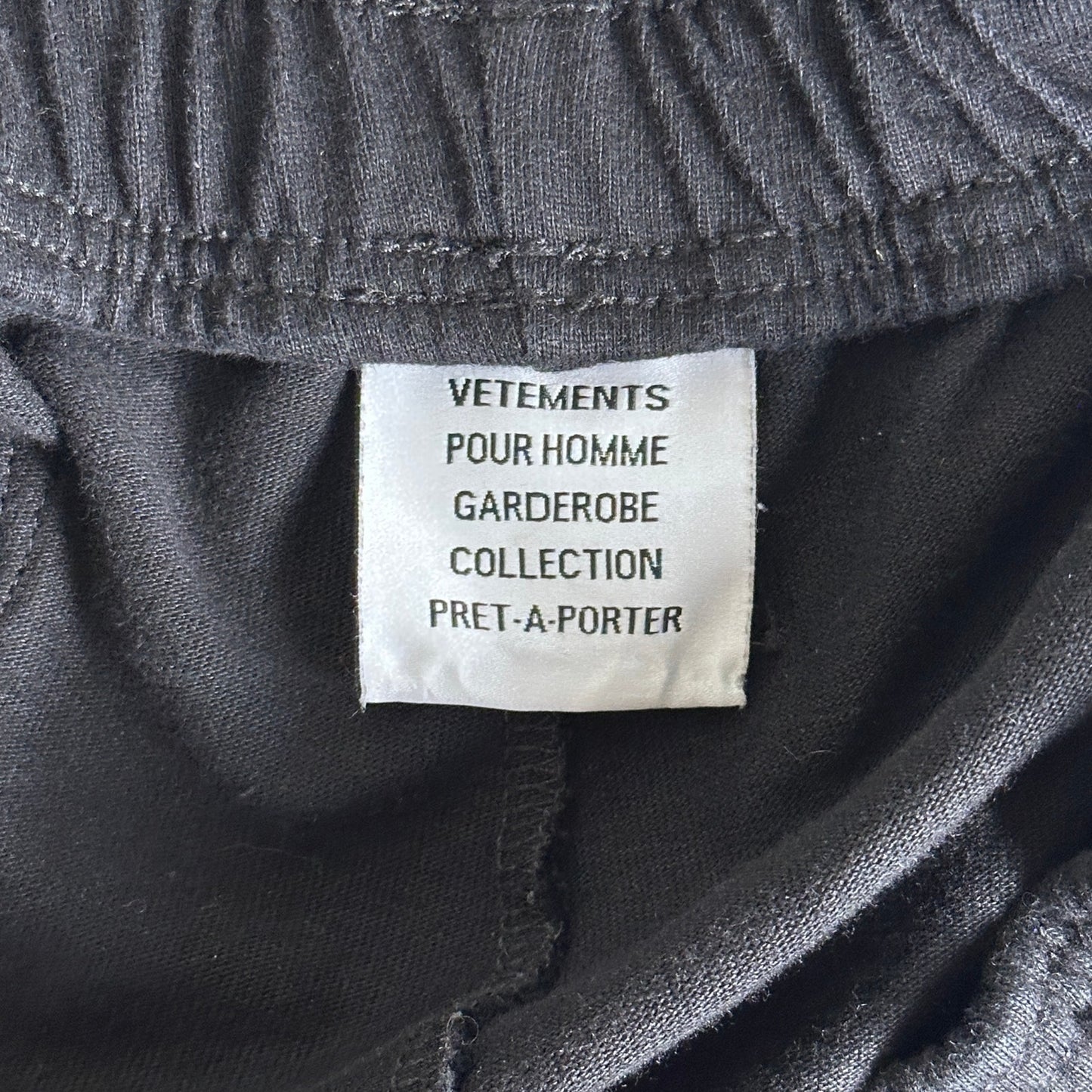 Vetements Limited Edition Black Shorts