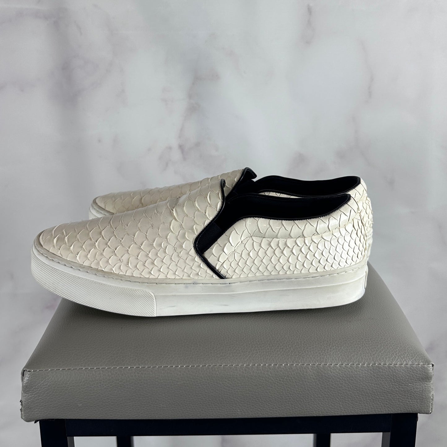 Celine Paris Glossy Python Slip-On
