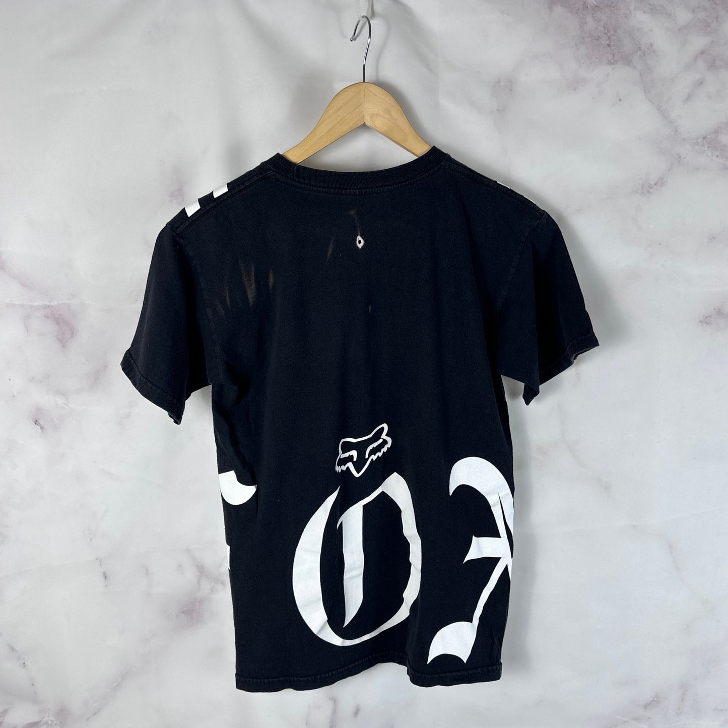 Fox Racing Black/White Tattoo Print Tee