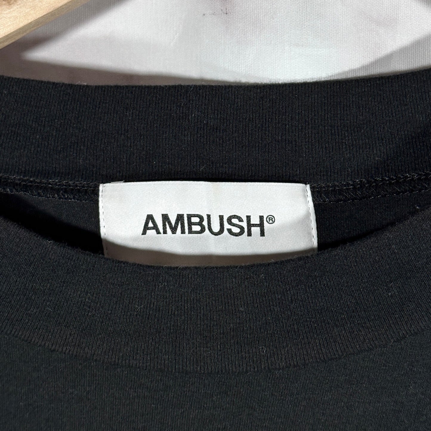 Ambush S/S19 Black Flap Tee