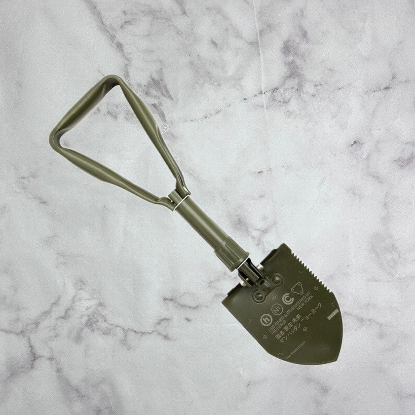 Hidden NY Military Green Foldable Shovel