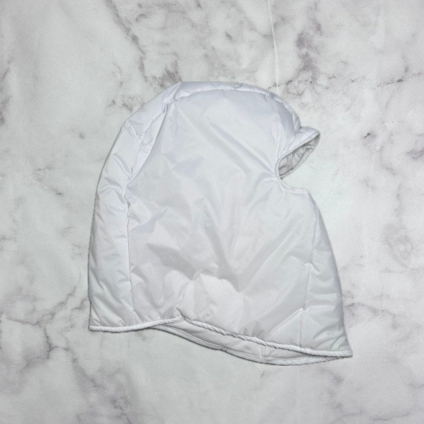 Yeezy Season 8 Sample White Puffer Mask