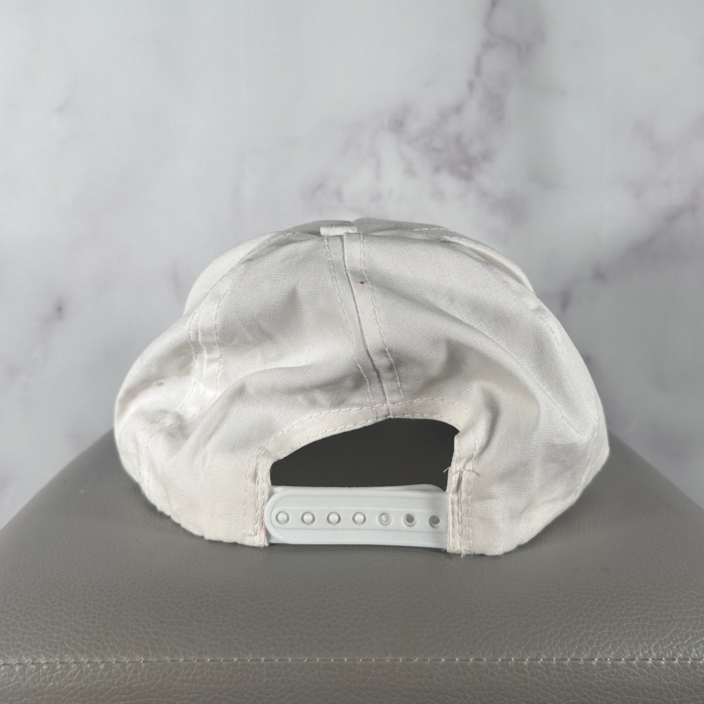 Vintage White Ford Capital SnapBack