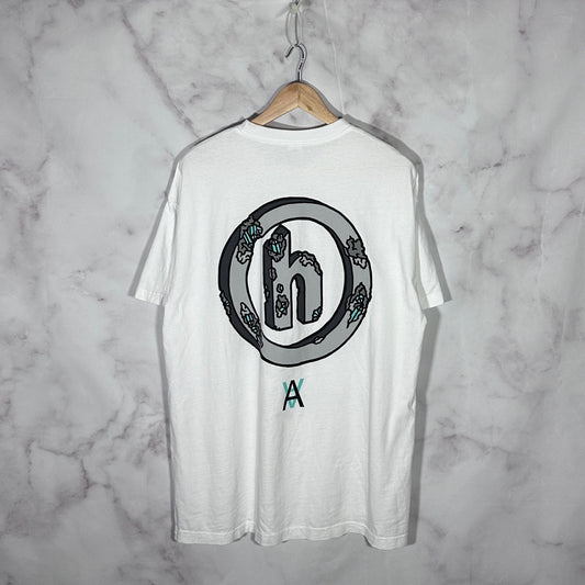 Hidden NY x Daniel Arsham White Eroded Logo Tee