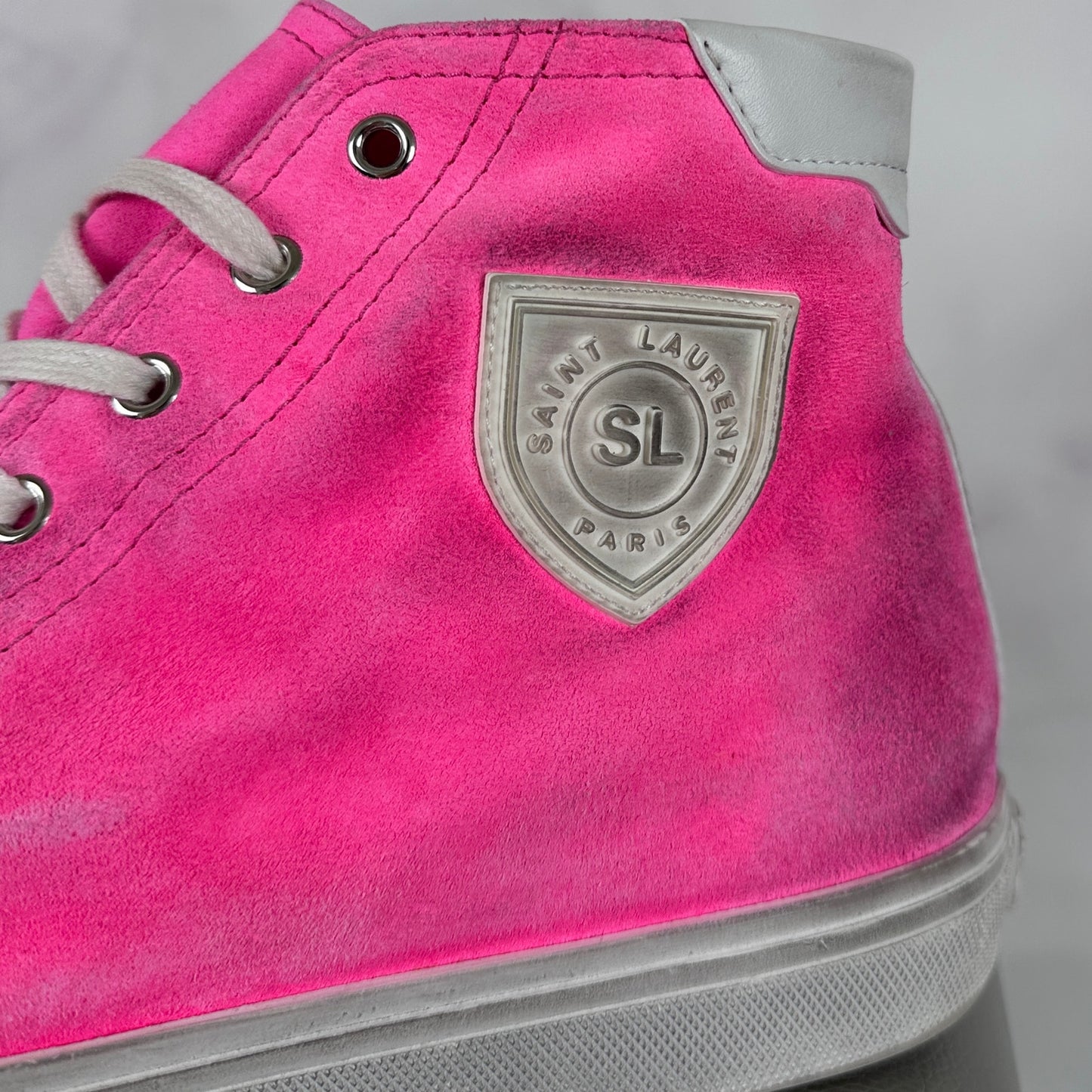 Saint Laurent Paris Pink Bedford High