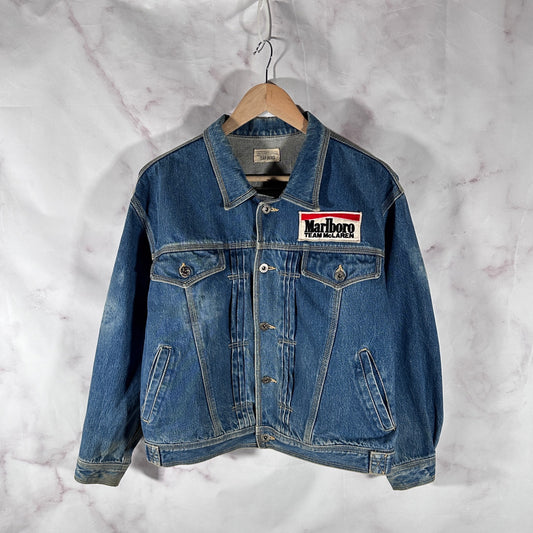 Vintage Marlboro Jean Jaures Denim Jacket