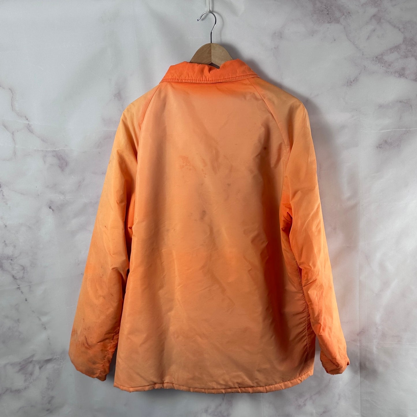 Vintage A$AP Bari Orange 70s Patch Coach Jacket
