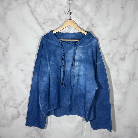Kapital Surf Oversized Blue Tie Dye Hoodie