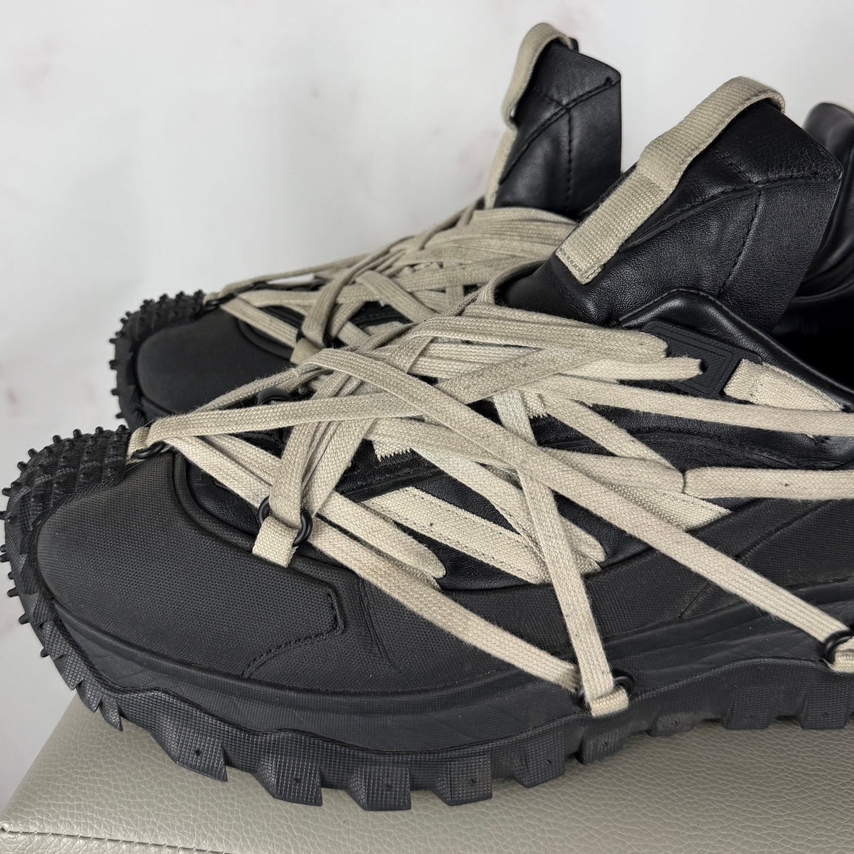 Rick Owens x Moncler Trailgrip Megalace Black