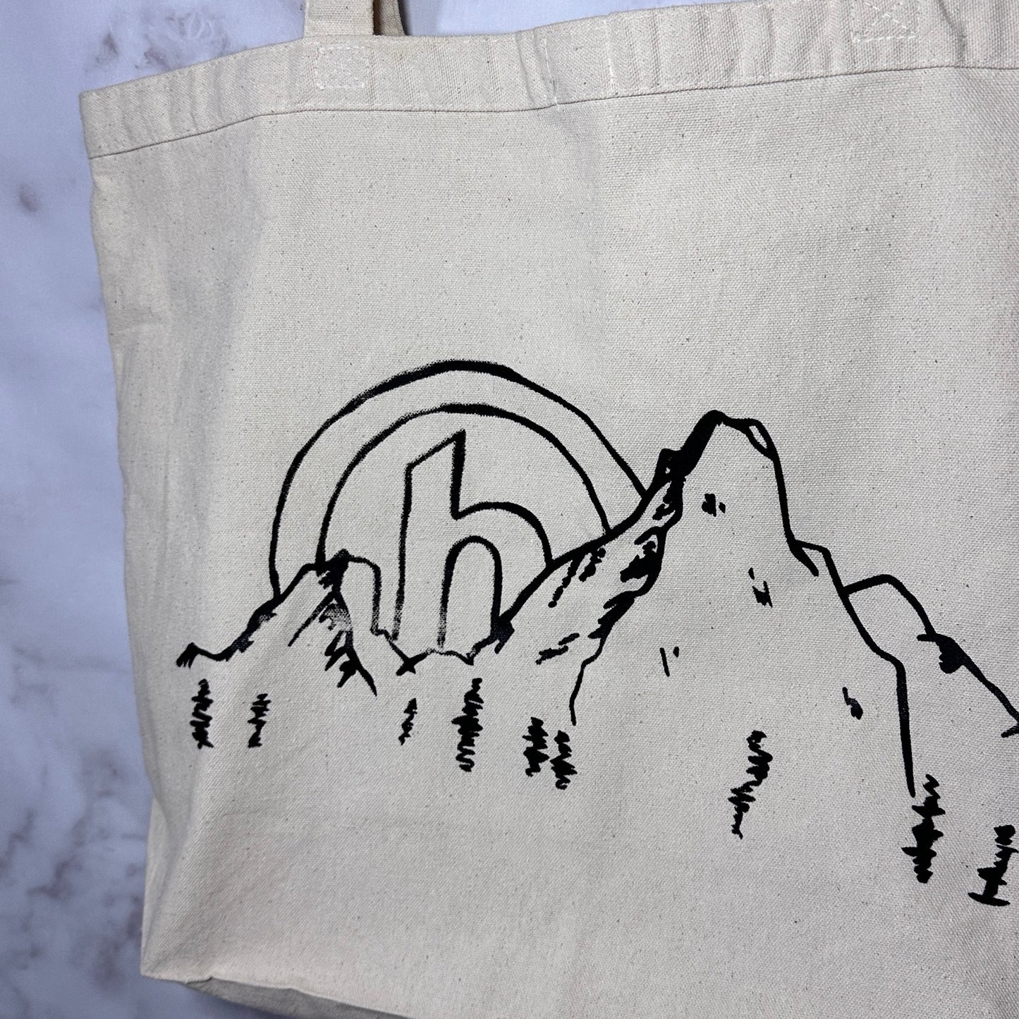 Hidden NY Cream Mountain Tote