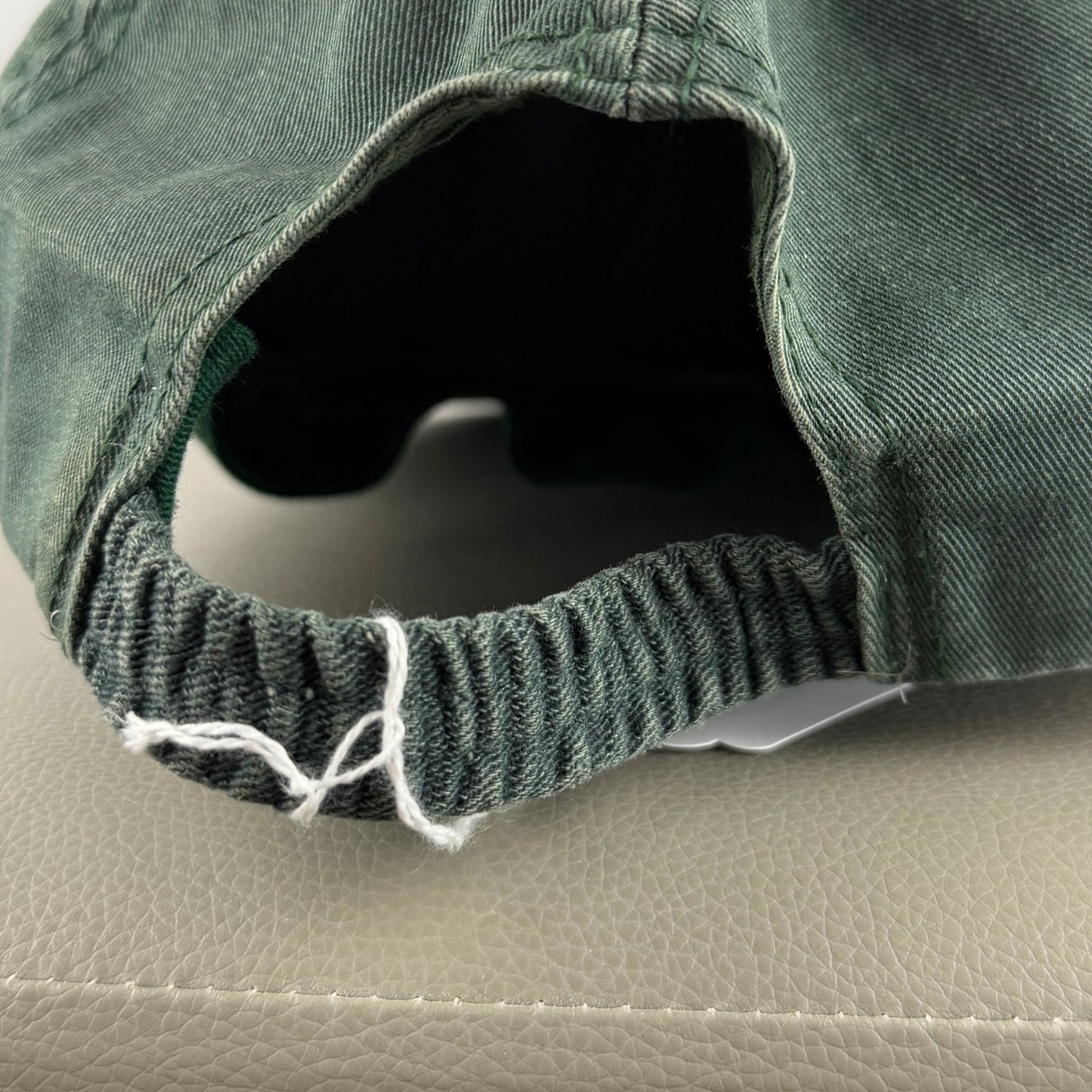Vintage 80s Faded Green Flatbrim Hat