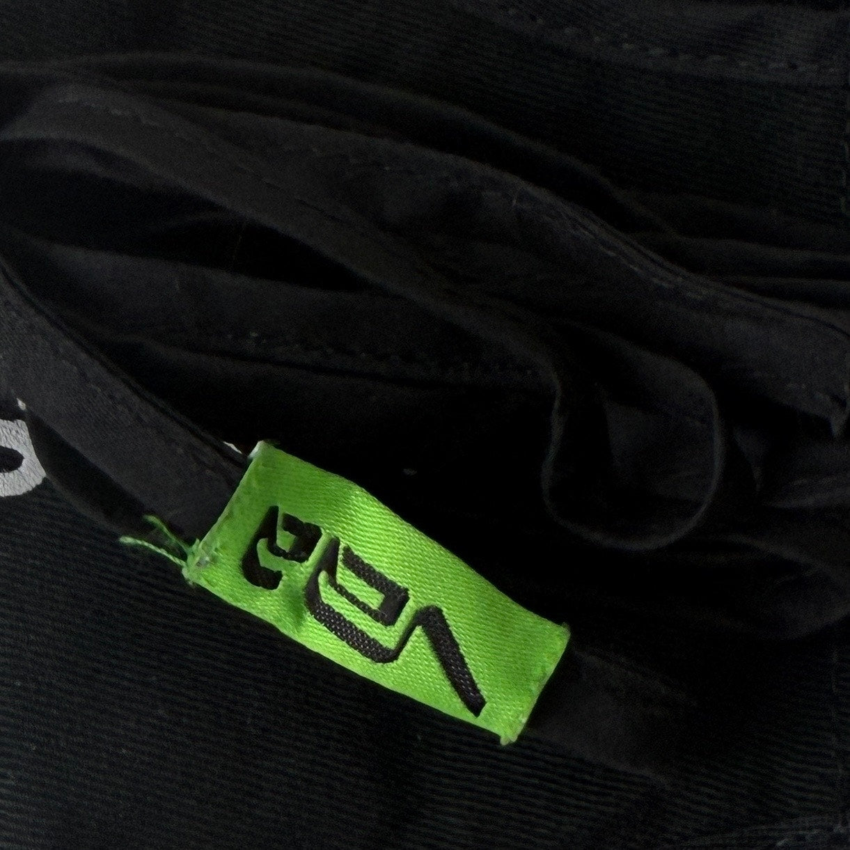 Virgil Abloh MOCA "Still Speaks Loudly" Black Facemask