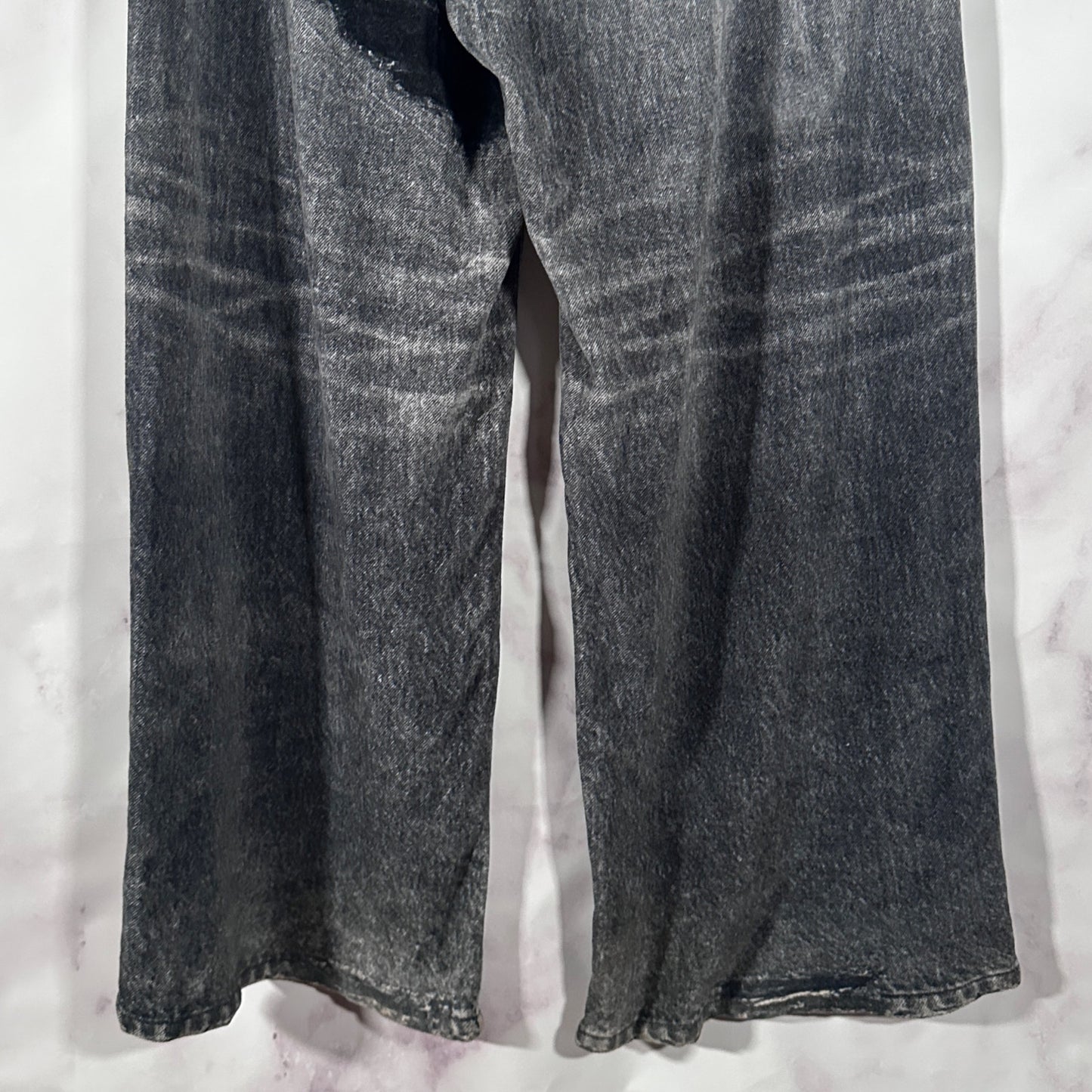 Balenciaga Trompe L’oeil Effect Distressed Grey ‘Denim’