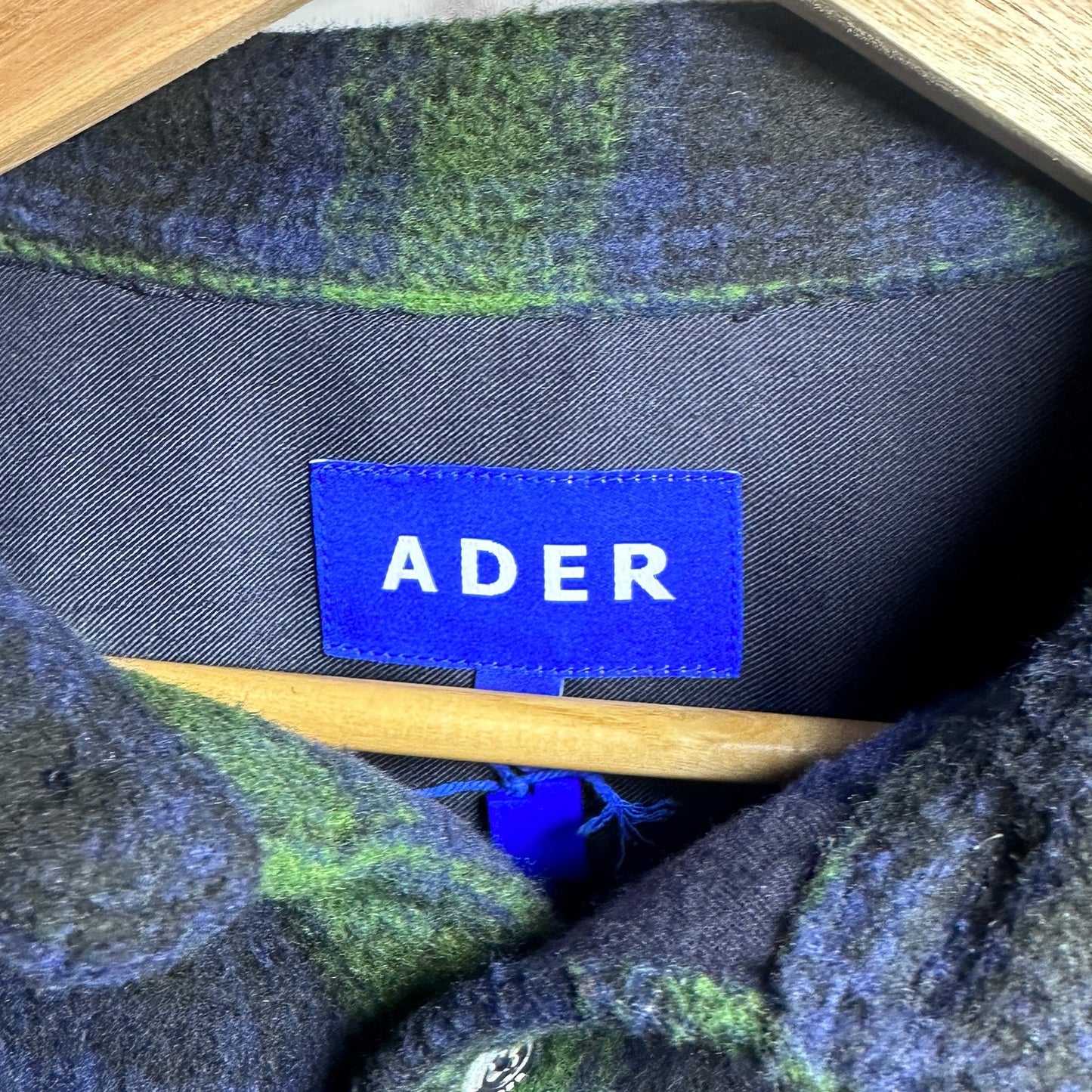Ader Error Swall Plaid Shirt