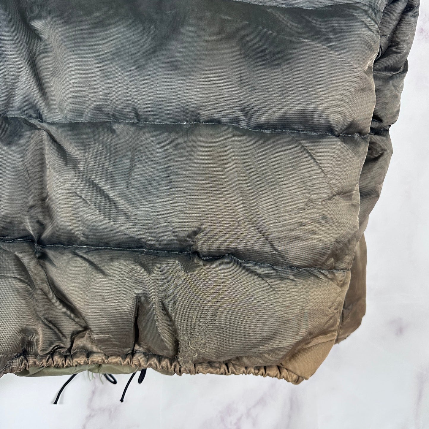 Vintage Alpha Industries Green Down Puffer Jacket