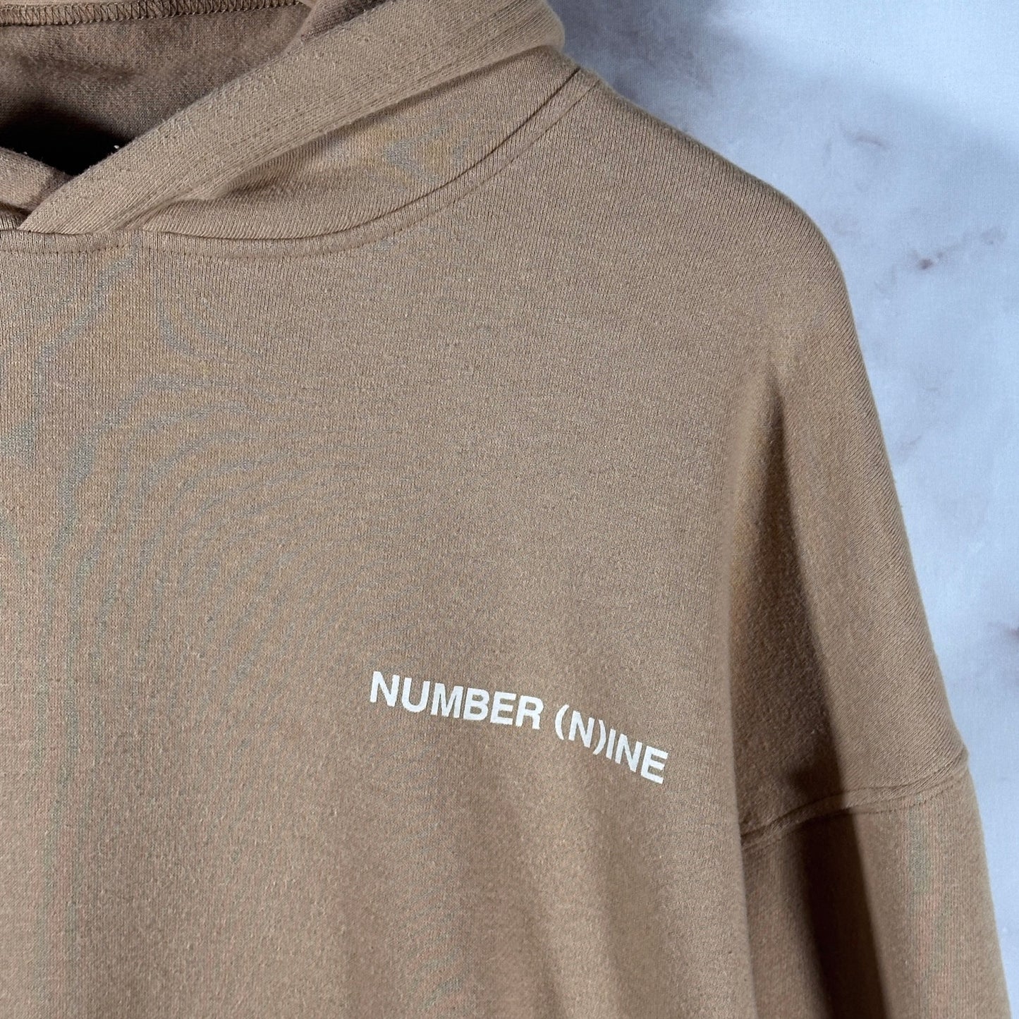 Number (N)ine x Common Base Tan Hoodie