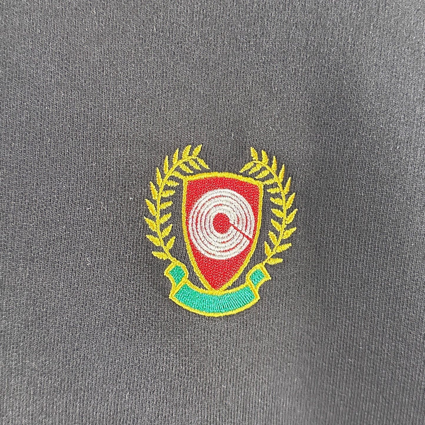 Yeezy Season 5 Calabasas Black Crest Crewneck Sweatshirt