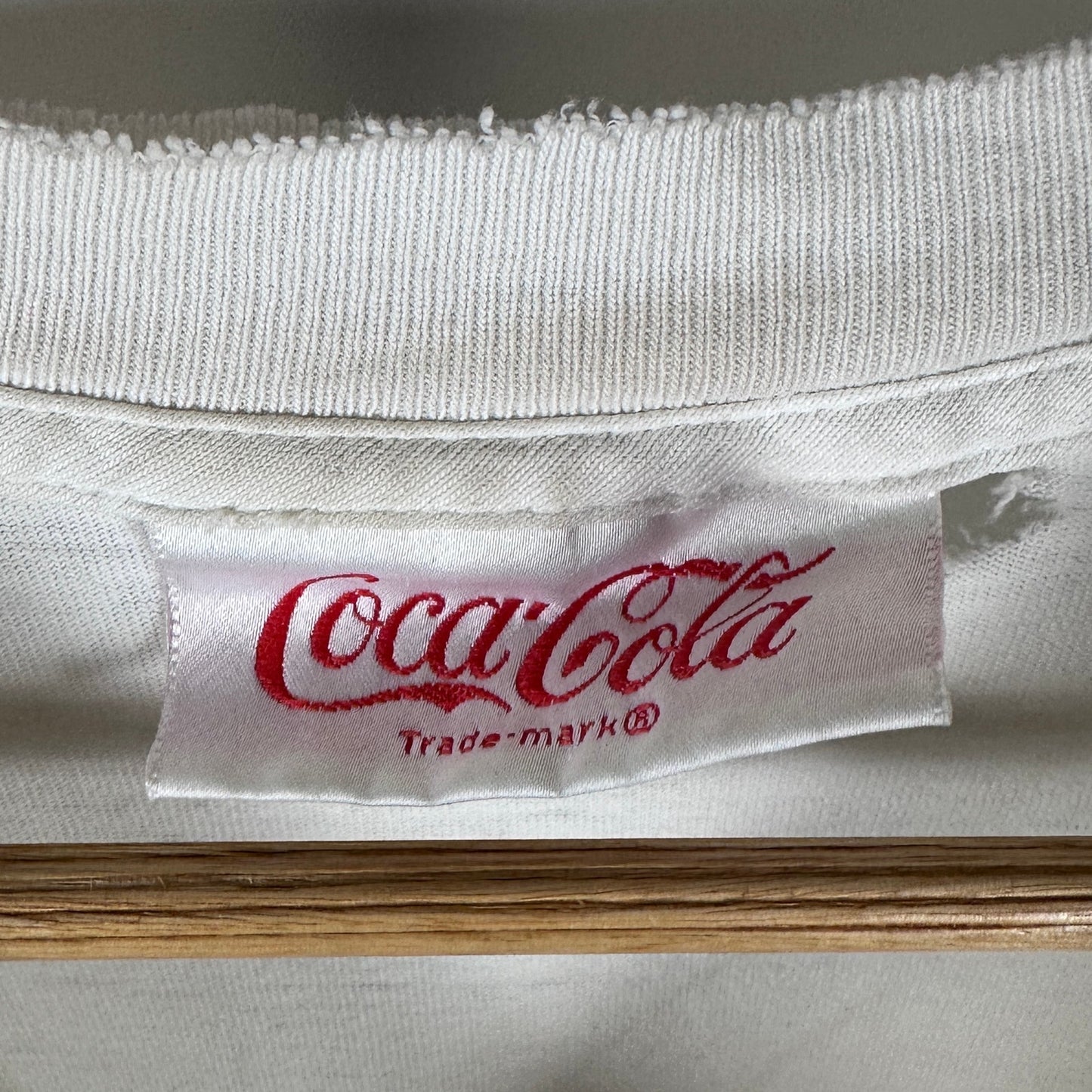 Vintage Coca-Cola White Cutoff Shirt