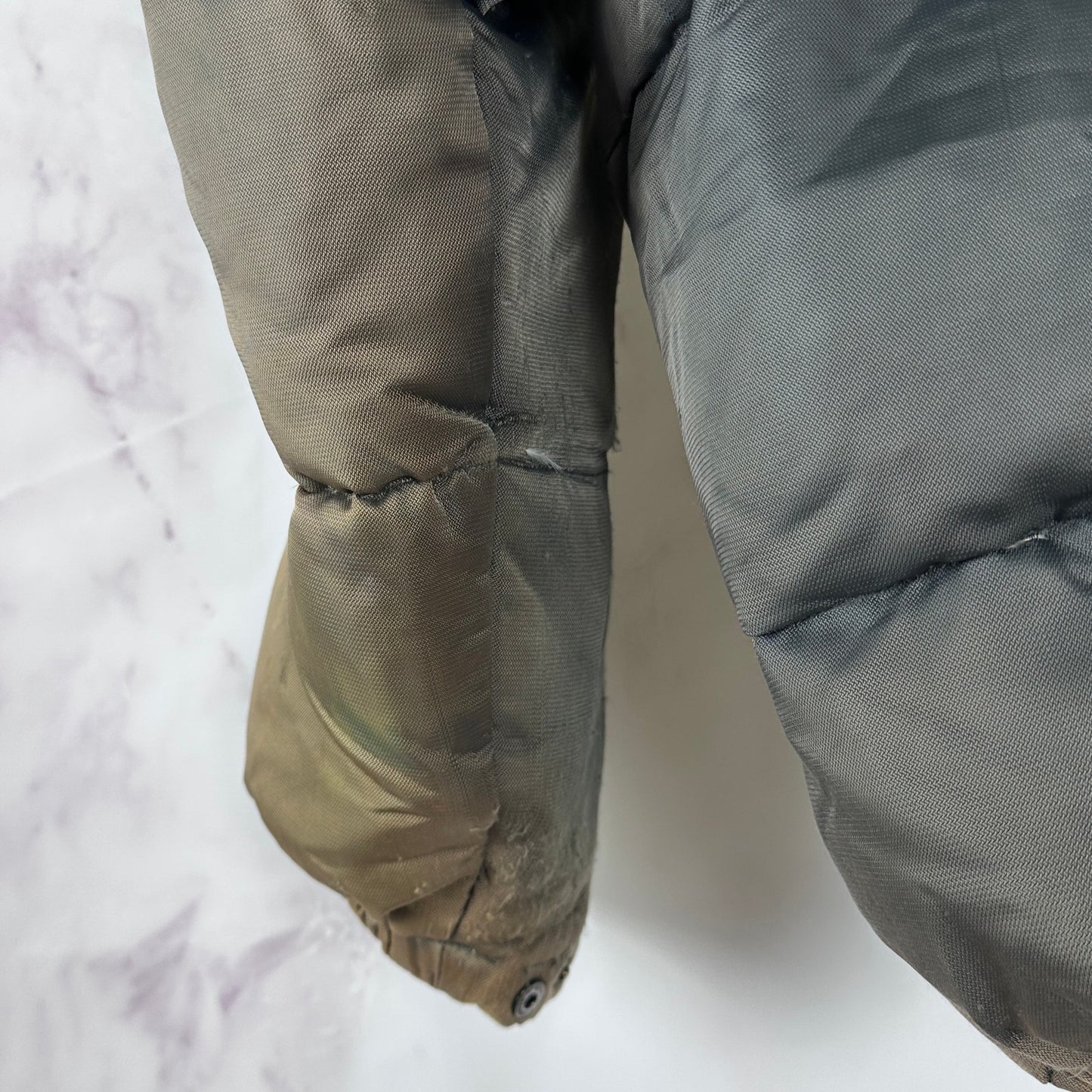 Vintage Alpha Industries Green Down Puffer Jacket
