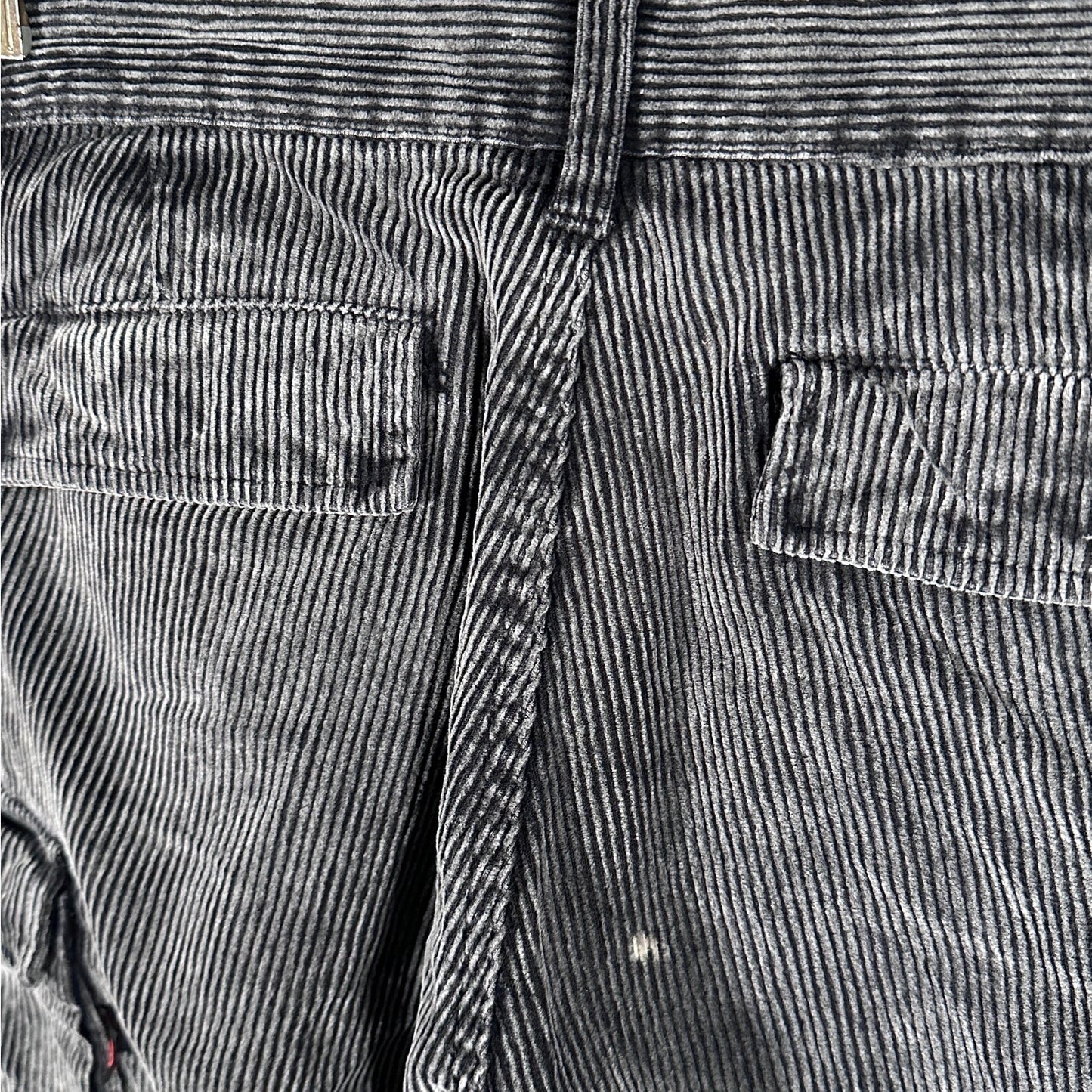 291295 Homme Grey Corduroy Cargo Pants