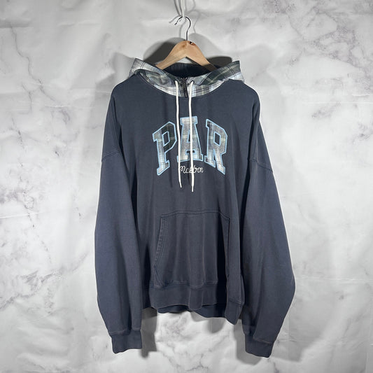 Malbon x Gap Heavyweight French Terry Blue Logo Hoodie