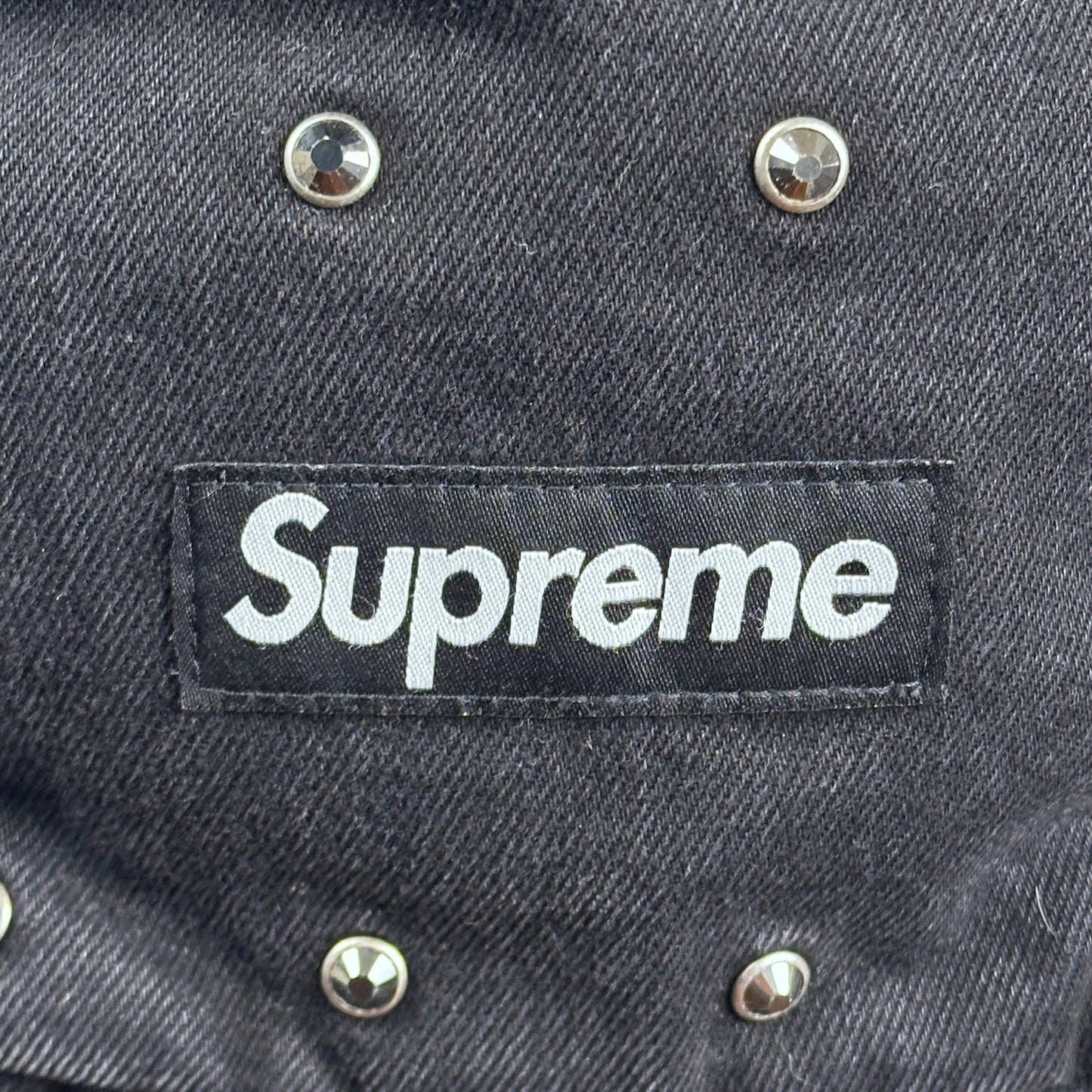 Supreme x b.b. Simon Black Denim Backpack