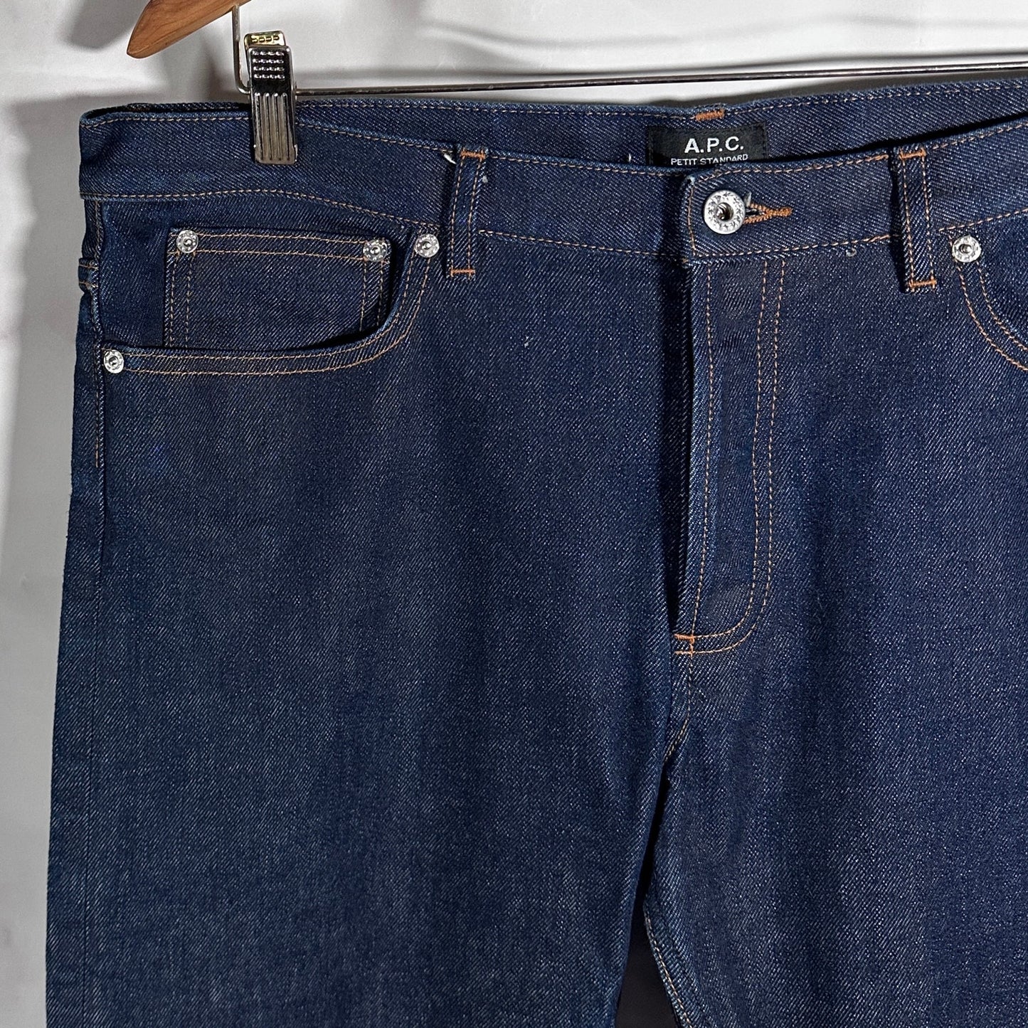 A.P.C. Petit Standard Jean Droit Etroit Straight Indigo Denim Jeans