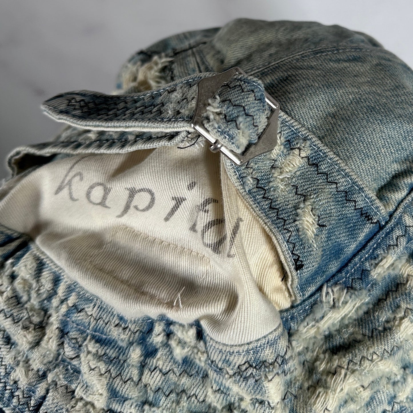 Kapital Boro Denim Bucket Hat