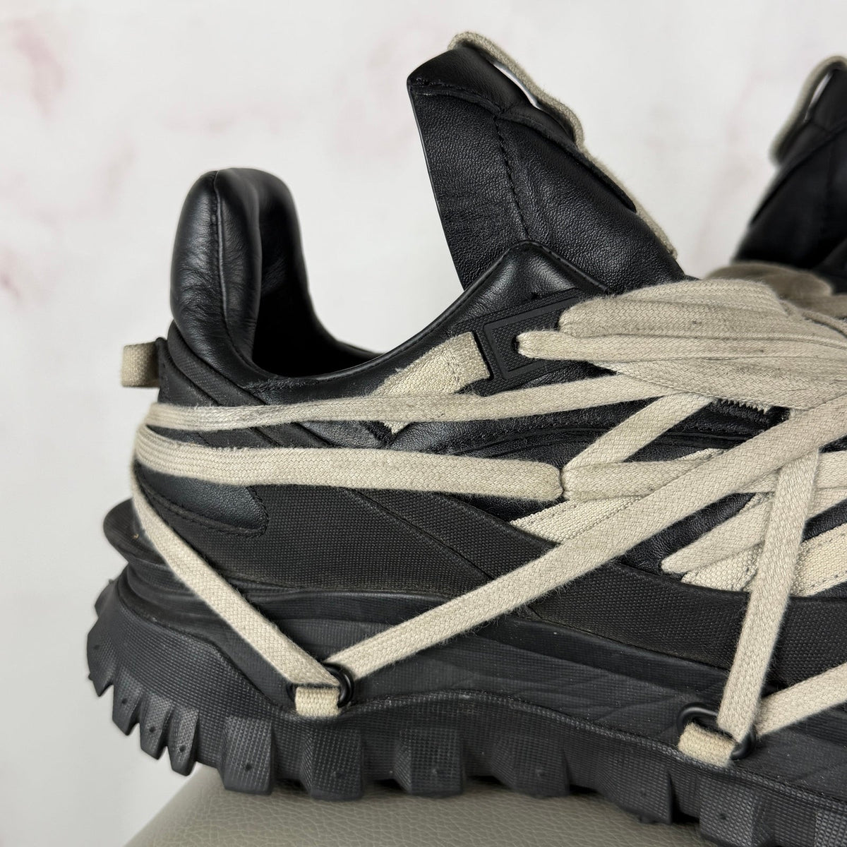 Rick Owens x Moncler Trailgrip Megalace Black