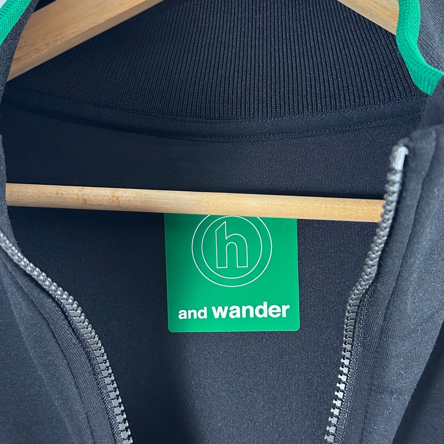 Hidden NY x And Wander Black Full-Zip Jacket