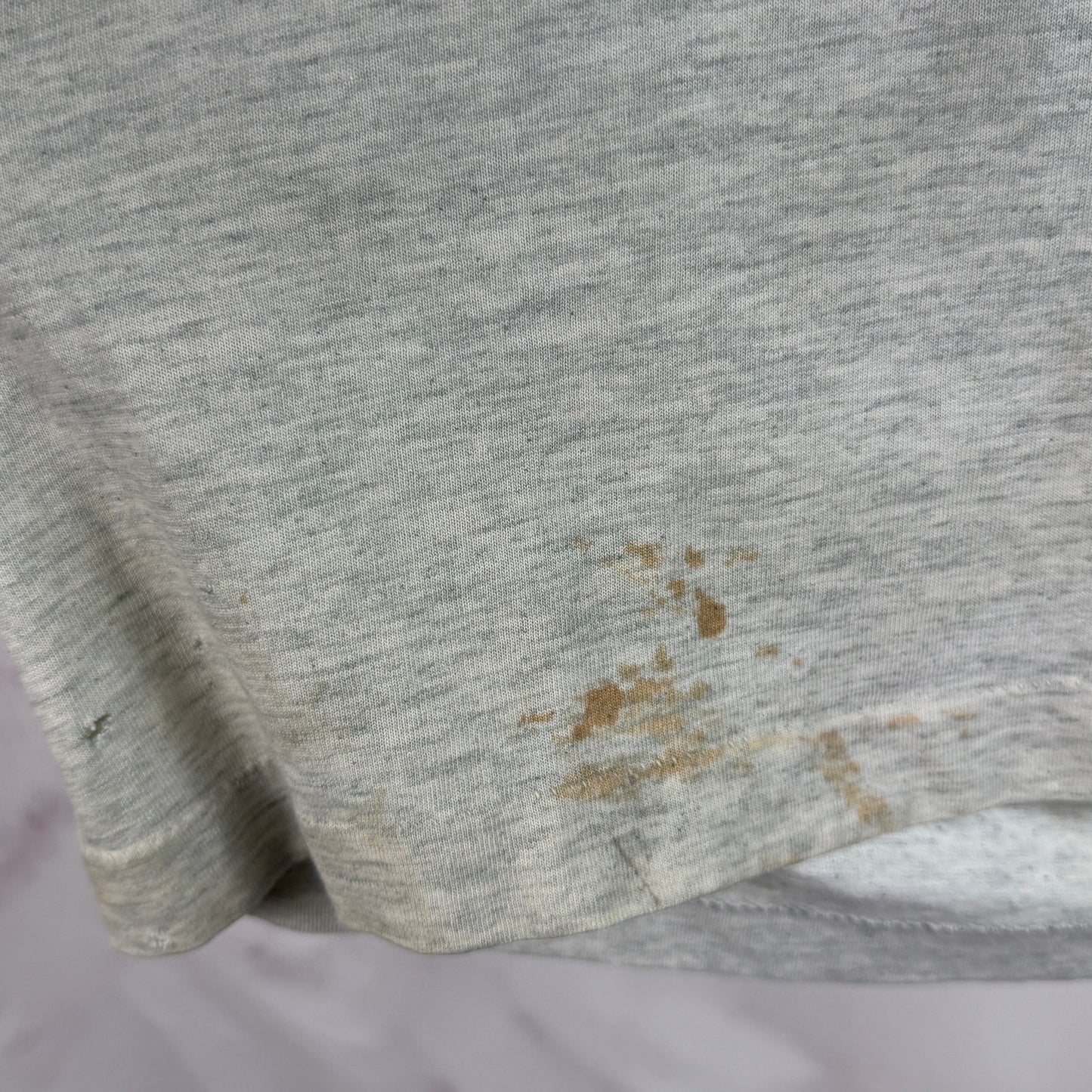 Vintage 1990 West Virginia Mountaineers Screen Stars Heather Grey Tee