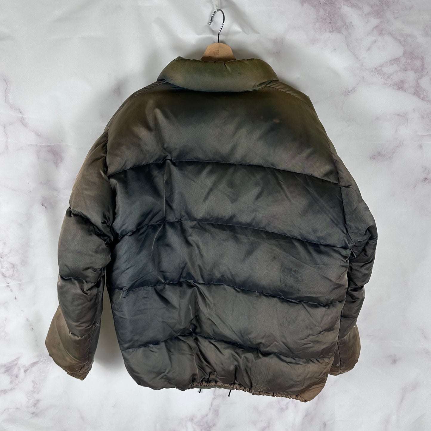 Vintage Alpha Industries Green Down Puffer Jacket