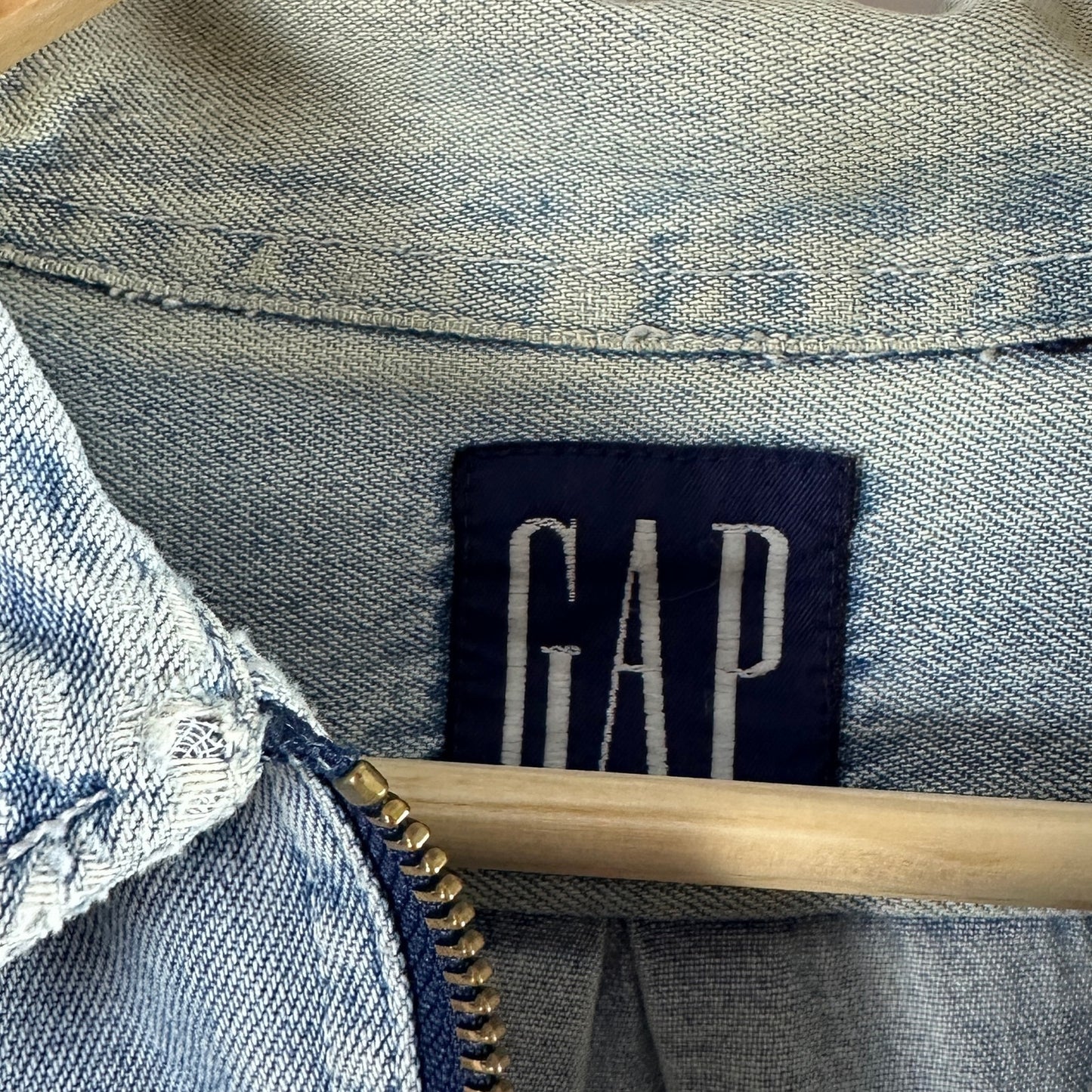 Vintage Gap Sean Wotherspoon Denim 1/2-Zip Shirt