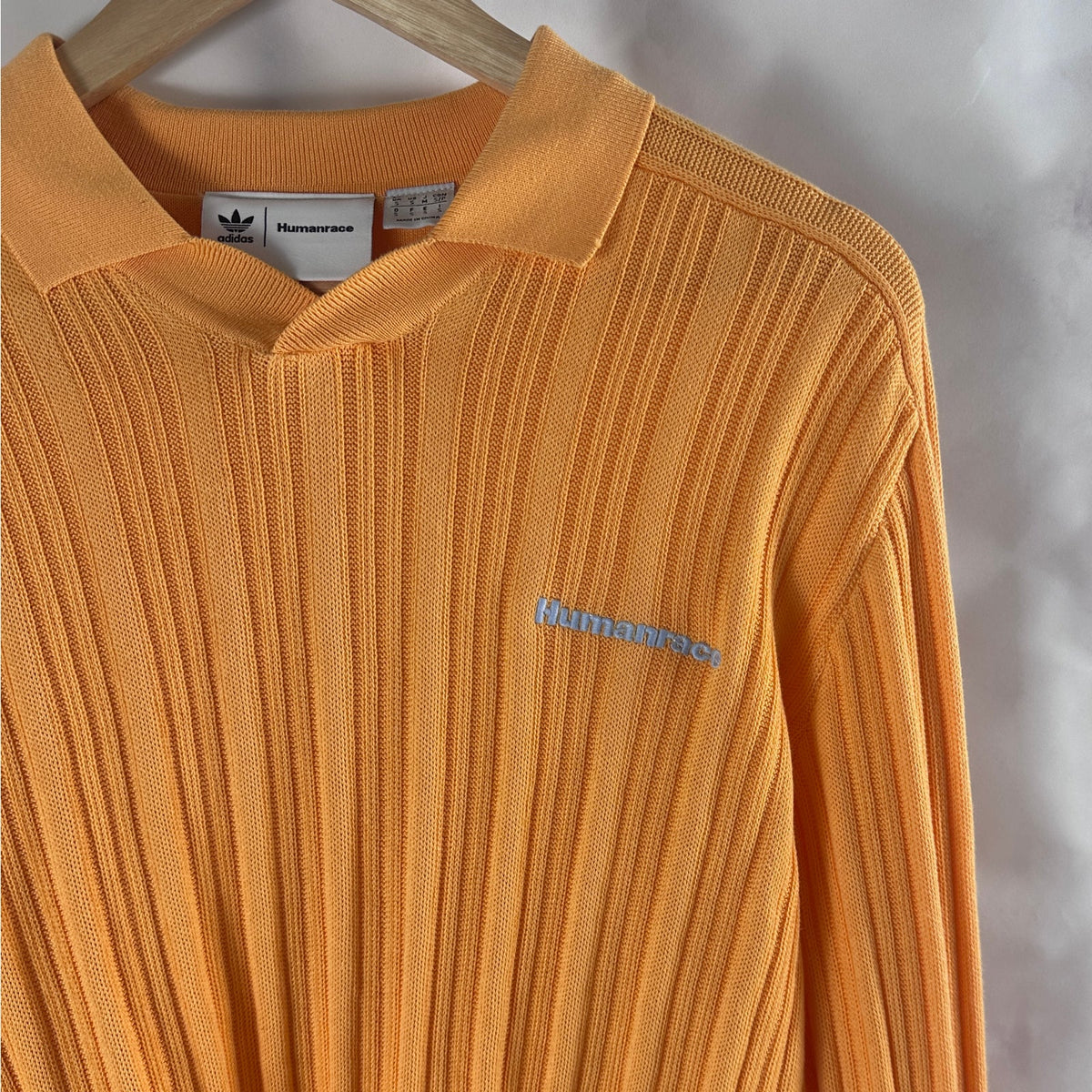 Adidas Humanrace Hazy Orange Knit Longsleeve Jersey