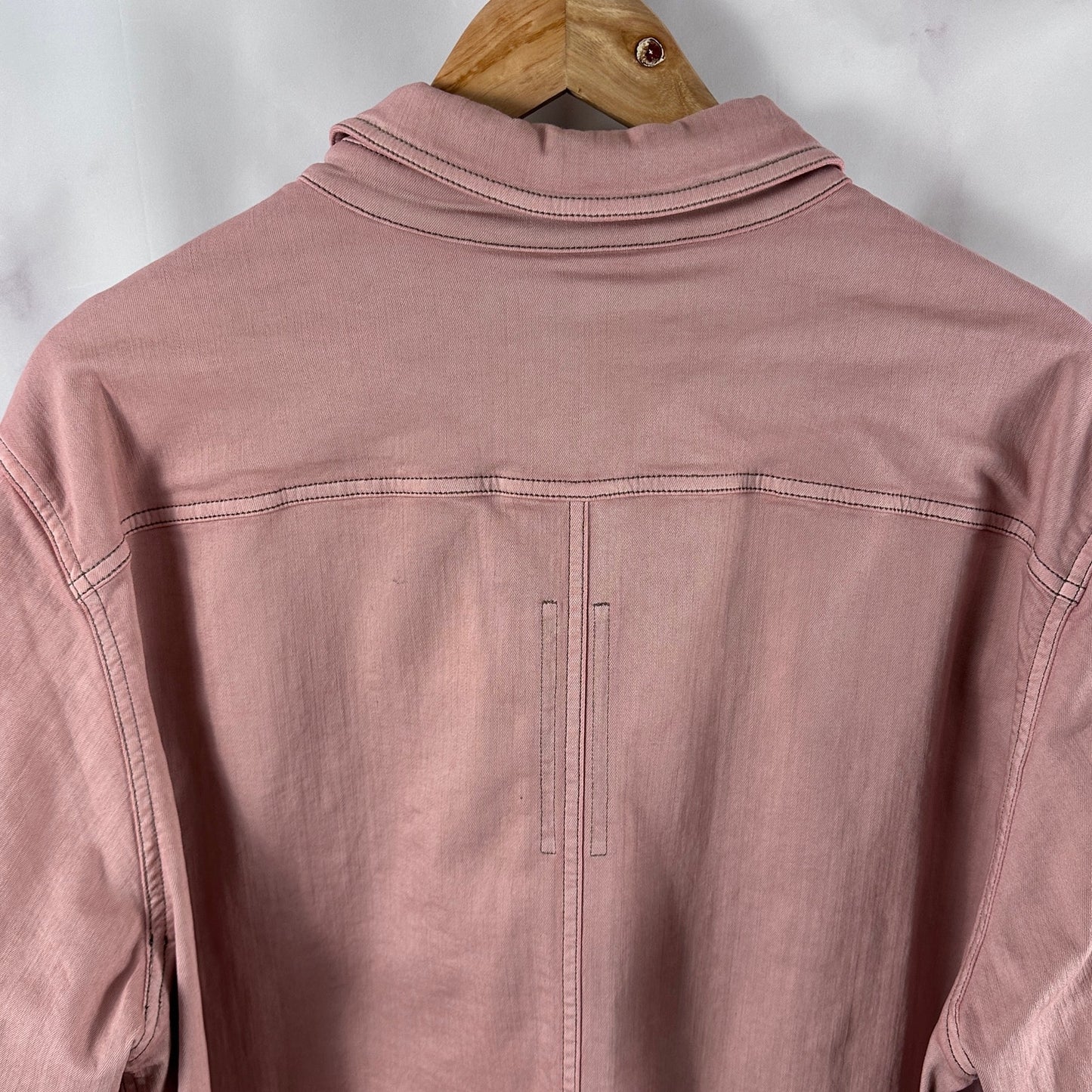Rick Owens DRKSHDW S/S23 Edfu Faded Pink Outershirt
