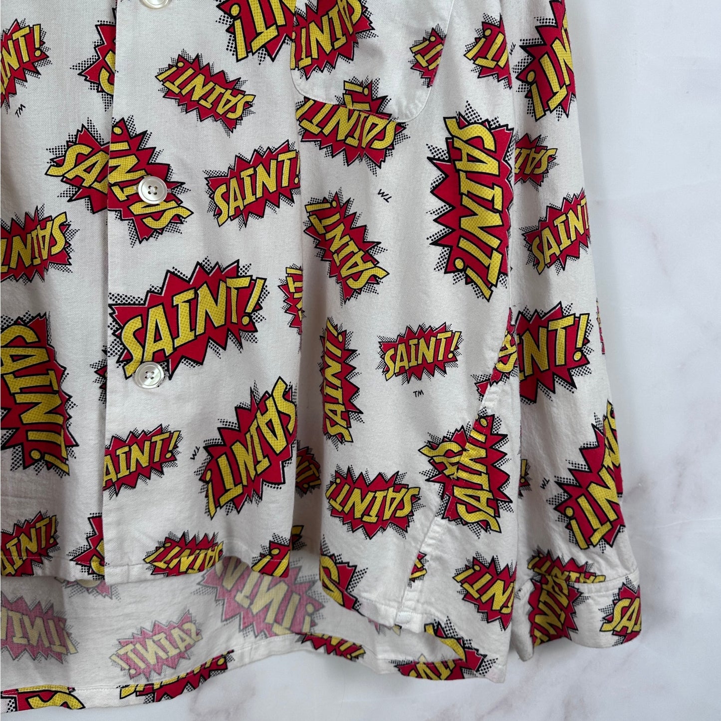 Saint Michael A/W22 POW Comic Button-Up Shirt