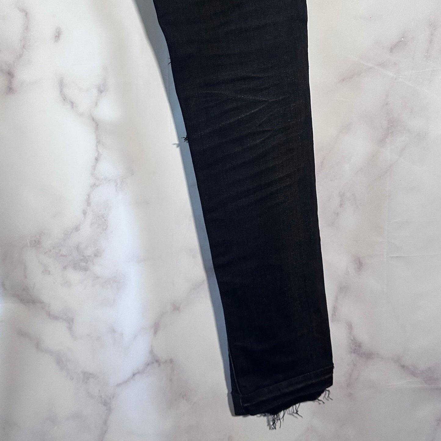 Saint Laurent Paris Hedi D02 M/SK LW Black Denim Jeans