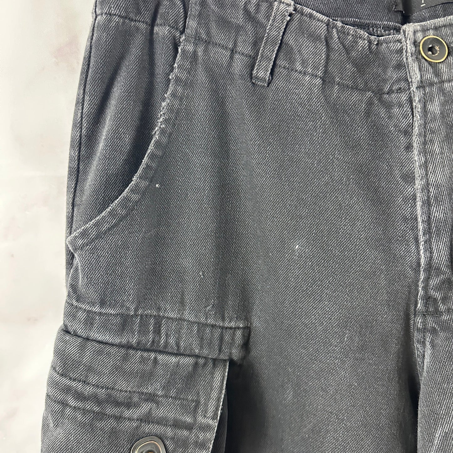 Julius A/W08 Black Gas Mask Cargo Pants