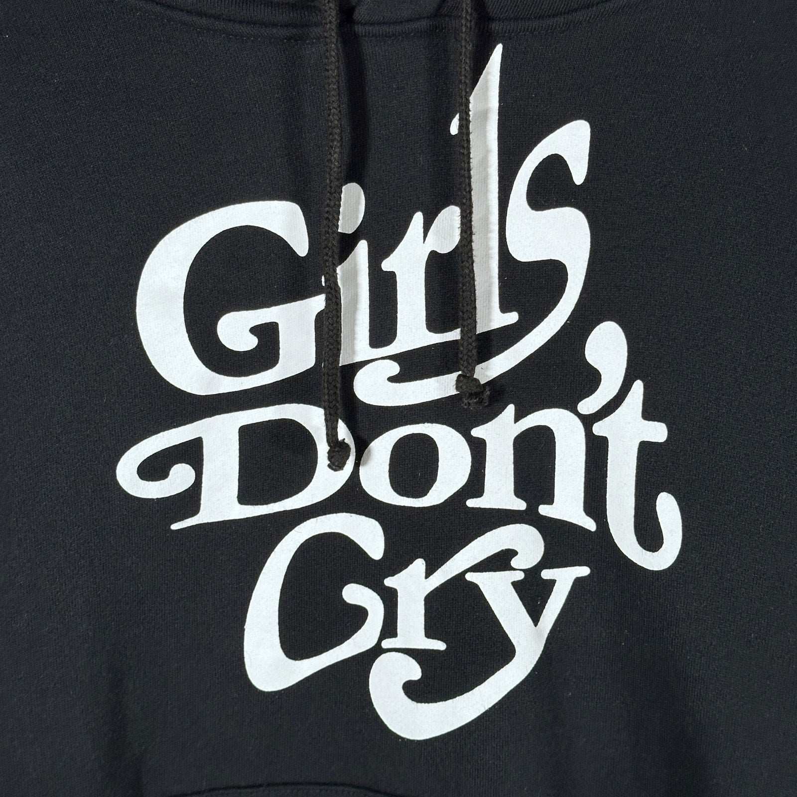 Undercover x Girls Don’t Cry Black Text Hoodie