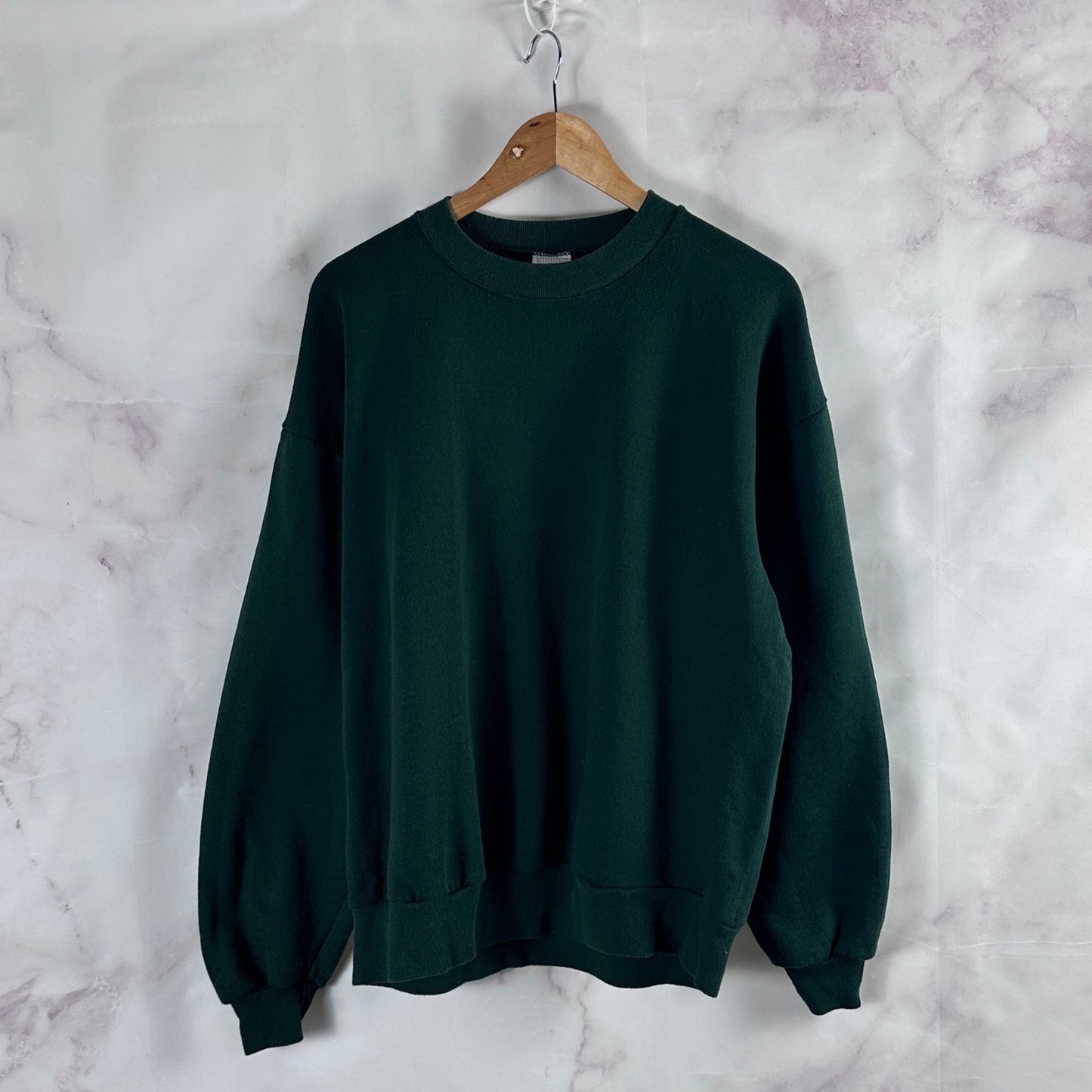 Vintage 90s Jerzees Green Crewneck Sweatshirt