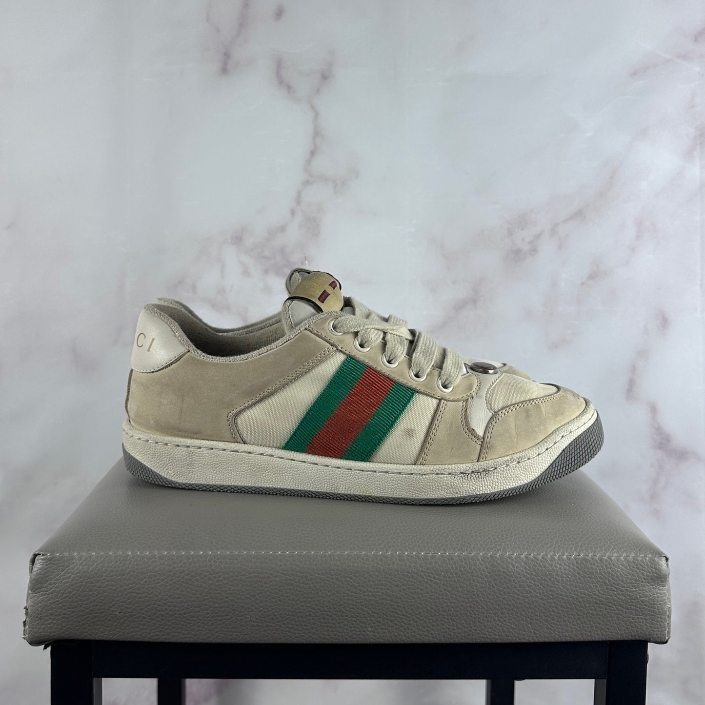 Gucci Screener Low Cream